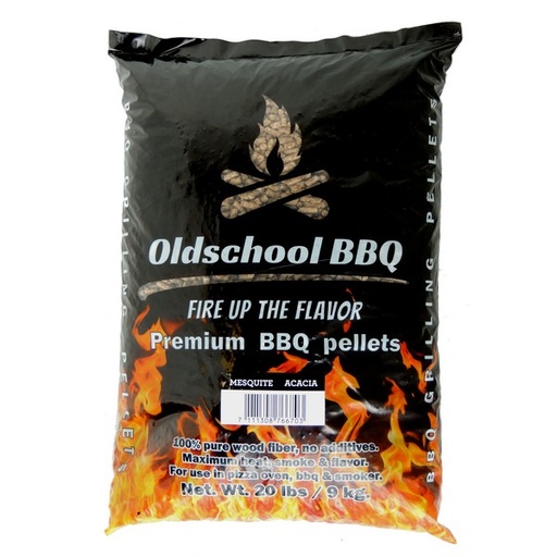 [EDB-000858] Oldschool - BBQ Pellets - Mesquite / Acacia