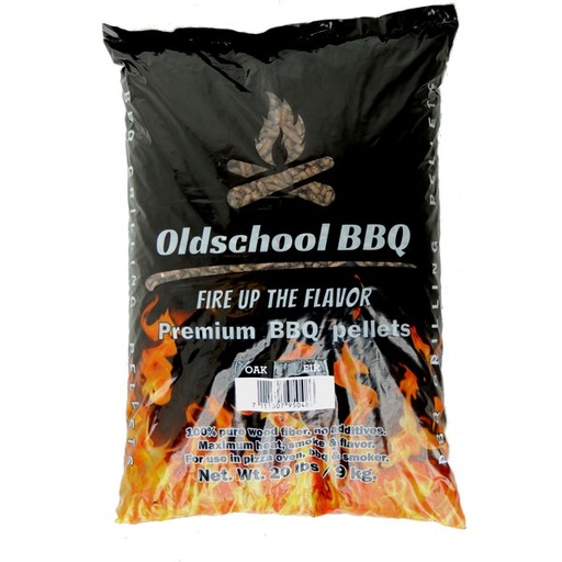 [EDB-000859] Oldschool - BBQ Pellets - Oak / Eik