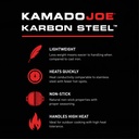 Kamado Joe - Karbon steel halve maan pannenset