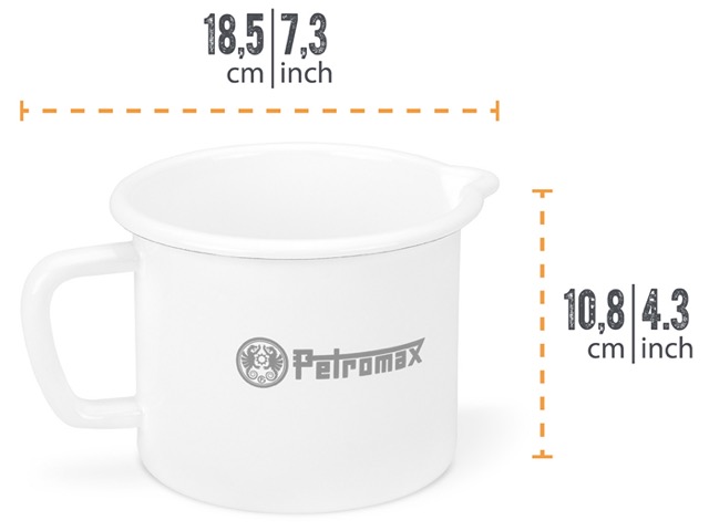 Petromax - Emaille Melkan Wit  1L