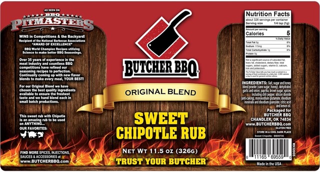 Butcher BBQ Sweet Chipotle