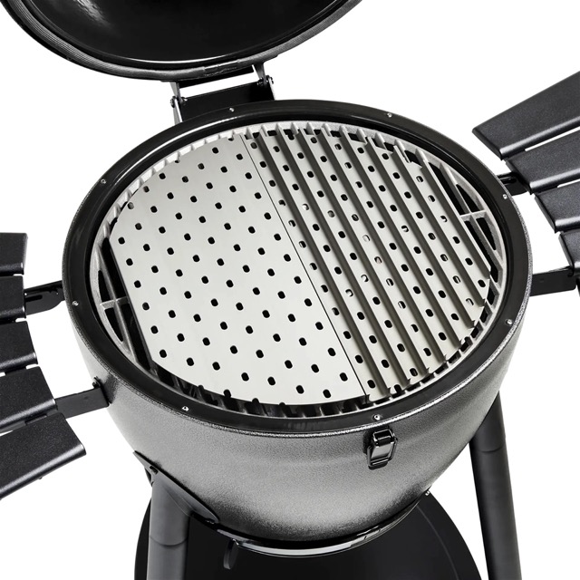 Grillgrate Halve maan rooster voor Kettles, Kamado en Pit Barrel