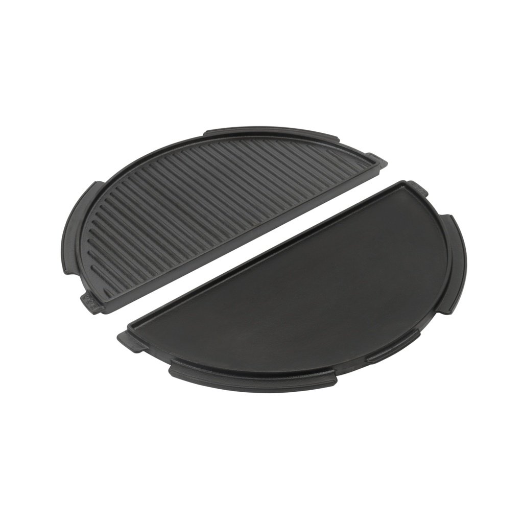 Big Green Egg - Gietijzer -  Half Moon Cast Iron Plancha Griddle- Large