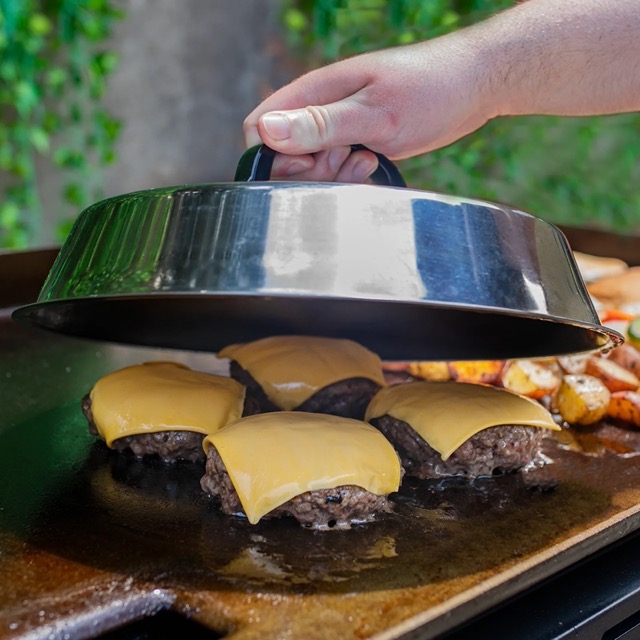 Char-Griller Flat Iron™ 12-inch Melting Dome