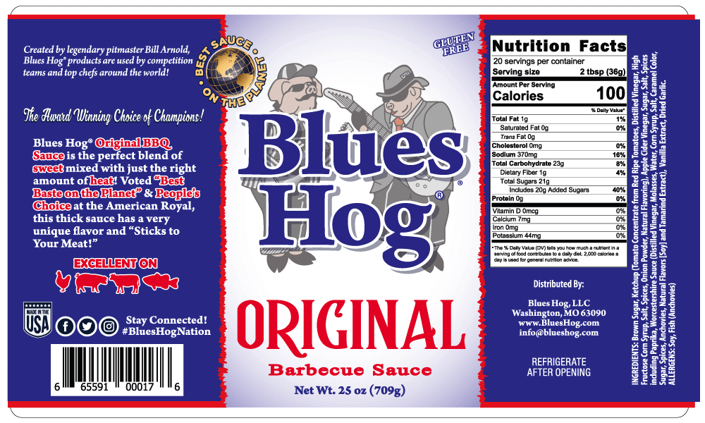 Blues Hog - Original BBQ Sauce - squeeze bottle