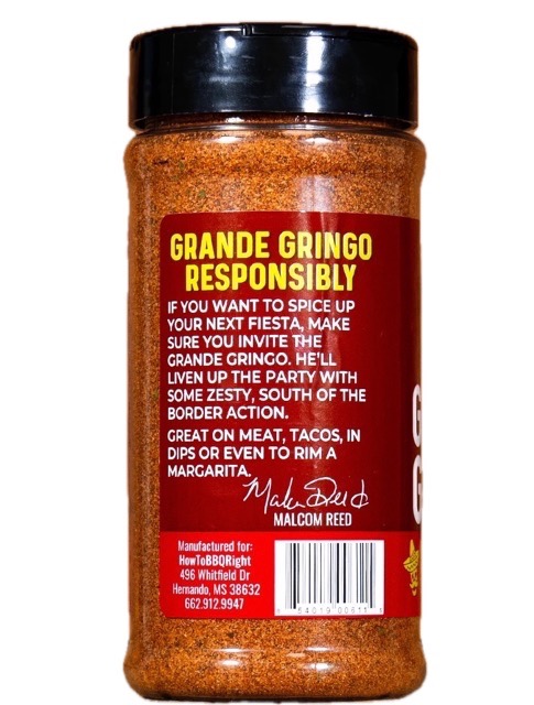 Malcom's Seasoning Grande Gringo - Killer Hogs - 11oz - 312 g