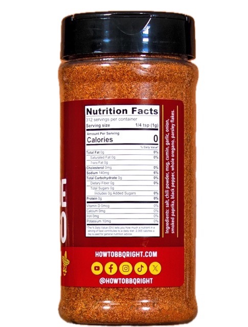 Malcom's Seasoning Grande Gringo - Killer Hogs - 11oz - 312 g