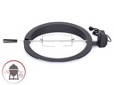 The Spit on Fire  Large Kamado Rotisserie Ring - 21 inch