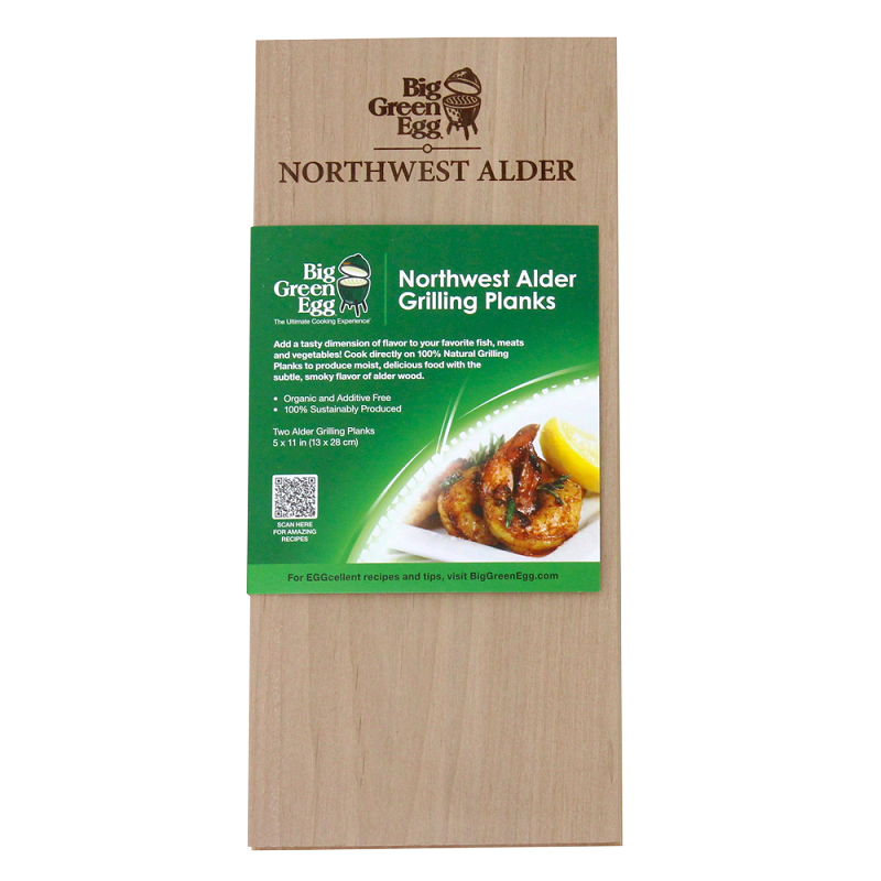 Big Green Egg - Els (Alder) grill planken - 13cm x 28cm