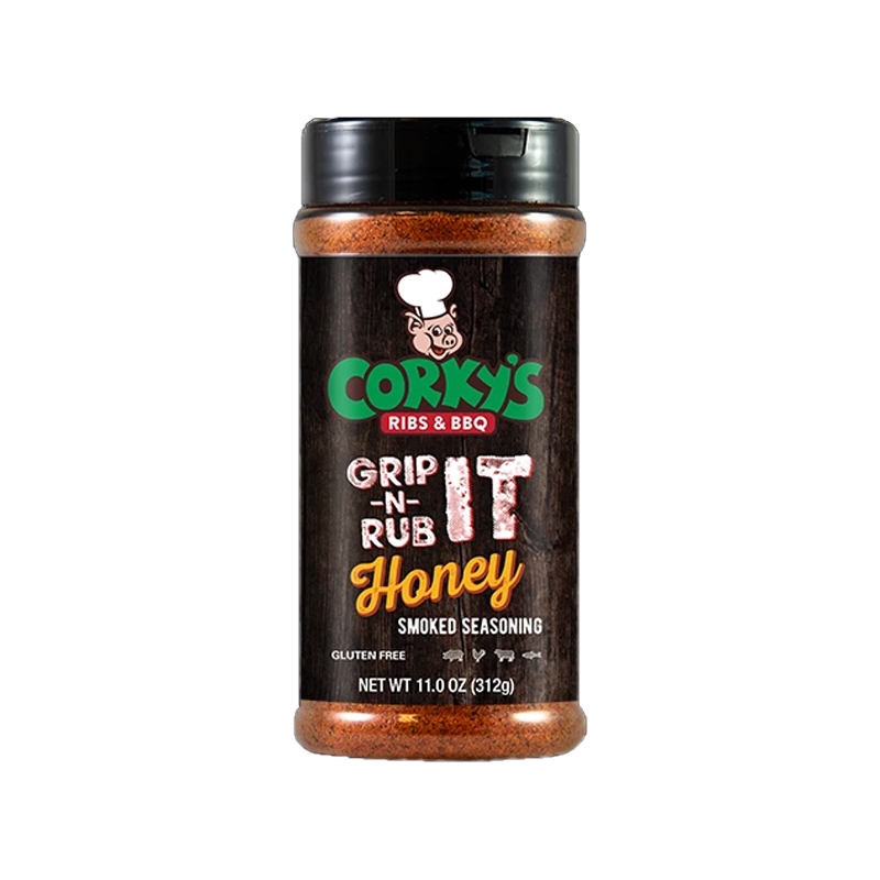 Corky's Grip It-N-Rub Honey Smoked - 312gr