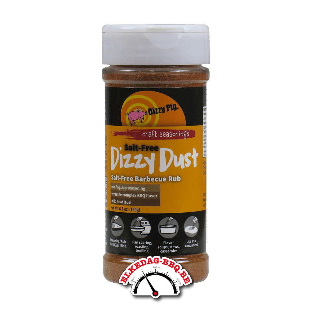 Dizzy Pig BBQ - Dizzy Dust - SALT FREE