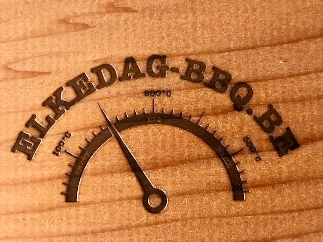 ELKEDAG-BBQ - Ceder houten rookplank (dun - dubbel grootte)