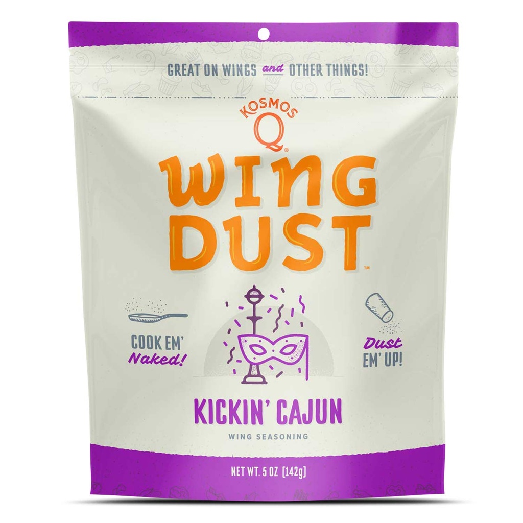 Kosmos BBQ - Kickin' Cajun - Wing Dust - 142gr