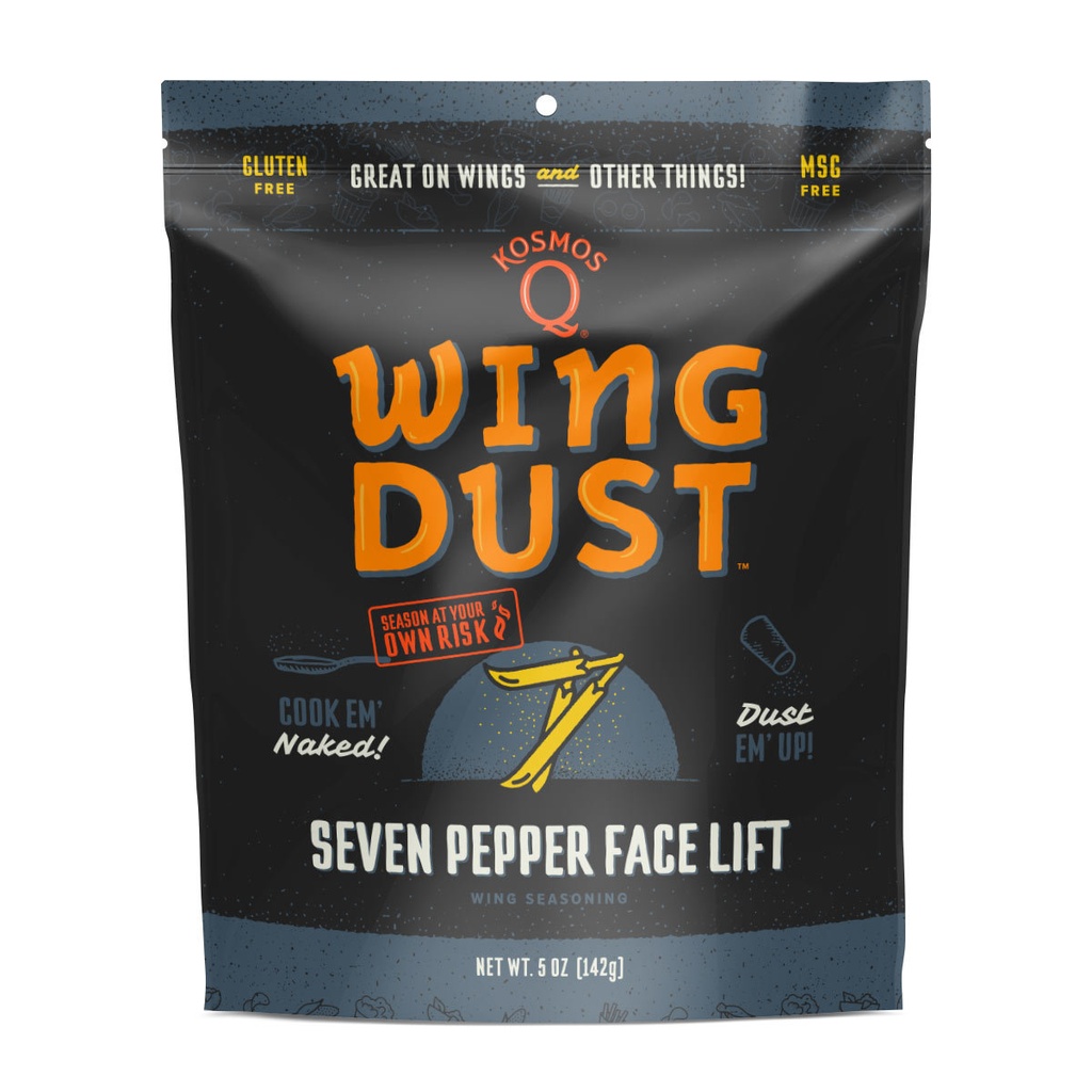 Kosmos BBQ - Seven Pepper - Wing Dust - 142gr