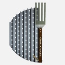 Grill Grates -  Halve maan rooster voor Kettles, Kamado en Pit Barrel