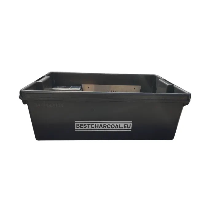 Bestcharcoal - Bewaarbox houtkool