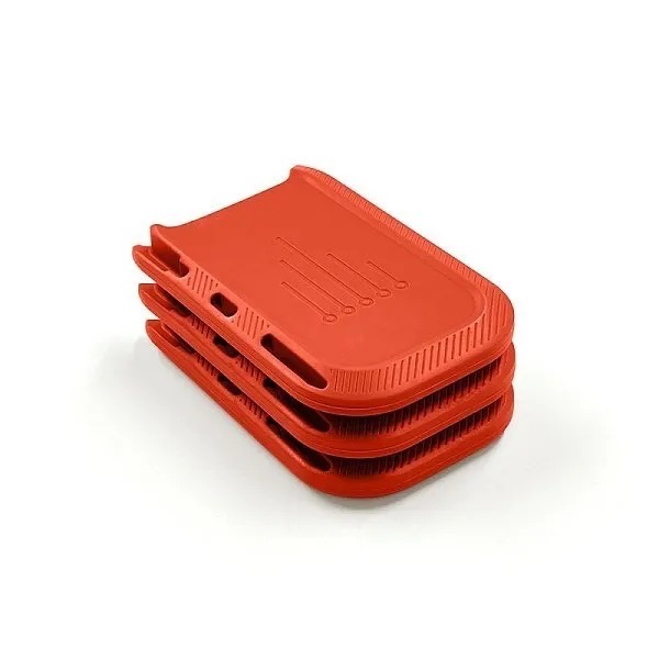 [PO300-RED] Fireboard probe pouch 3 pack - rood