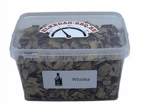 [EDB-000804] Elkedag-bbq Rooksnippers WHISKY doosje