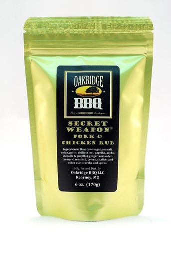 [EDB-000428] Oakridge BBQ - Secret Weapon - Pork and Chicken