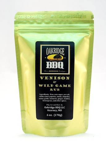 [EDB-000449] Oakridge BBQ - Venison & Wild Game - 170gr