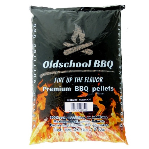 [EDB-000857] Oldschool-BBQ Pellets - Hickory / Walnoot