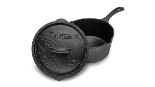 [PX KR1] Petromax - KR1 Gietijzeren Steelpan met deksel (1 liter)