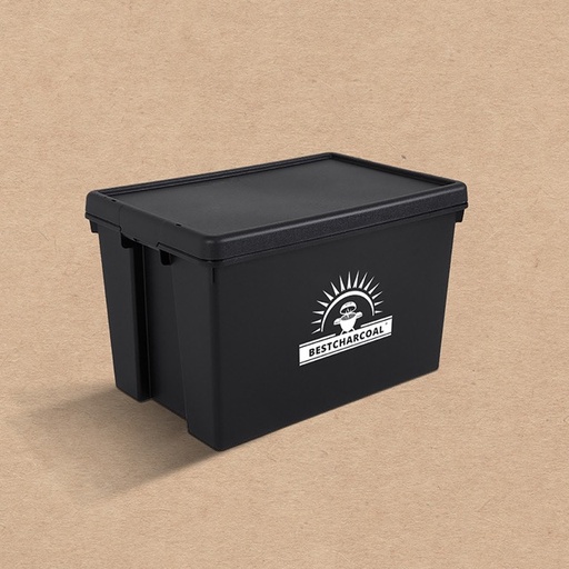 Bestcharcoal - Bewaarbox houtkool - 62L